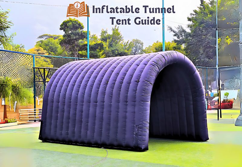 An Inflated Tunnel Tent for some outdoor activity