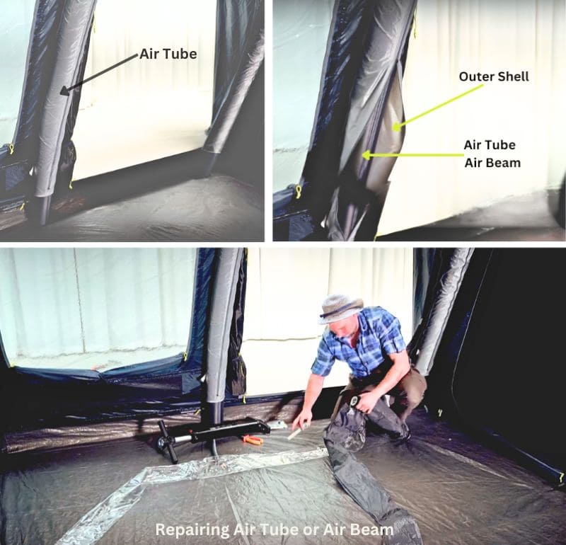 Air Beam or Air Tube Repairing
