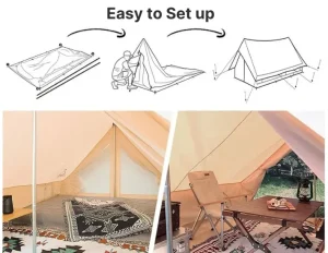 It's Easy to Set up an inflatable tent