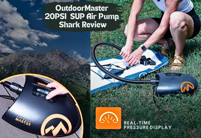 OutdoorMaster 20PSI High Pressure SUP Air Pump Shark Featured Image